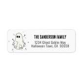 Spook Halloween Adres Etiket (Voorkant)