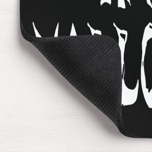 Spook Halloween Tekst Muismat (Hoek)