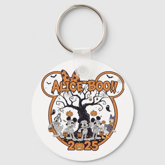 Spook Halloween-trui ,Knus spooky S Sleutelhanger (Voorkant)