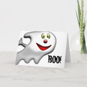 Spook, Halloween wenskaart Kaart