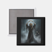 Spook hart handen eng beenderen moedersdag magneet (Voorkant / Achterkant)
