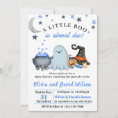 Spook, heks pet, Snoep | Leuk Halloween Baby showe Kaart (Voorkant)