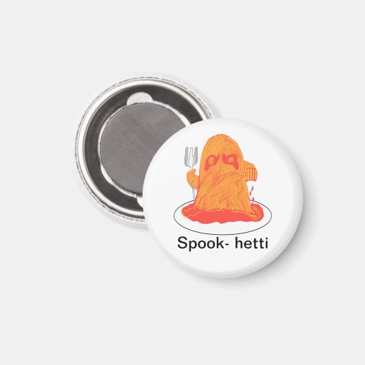 Spook-hetti magneet (Voorkant / Achterkant)