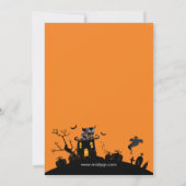 Spook Hill Halloween Party Invitation Kaart (Achterkant)