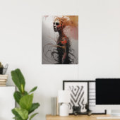 Spook in Bloei Poster (Thuiskantoor)