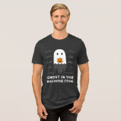 Spook in de machinecode, grappige programmeur Hall Tri-Blend Shirt (Voorkant volledig)