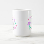 Spook in een bloementuin koffiemok (Center)