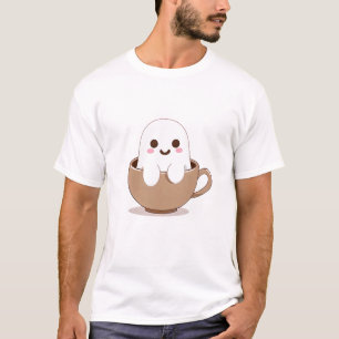 Spook in een koffiekopje t-shirt