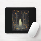 Spook in het bloemenbos Halloween Gothic Spooky Muismat (Met muis)