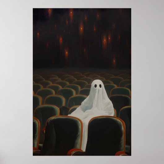 Spook in het Theater Kunstprint Spooky Broadway Poster (Voorkant)