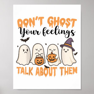 Spook je gevoelens niet over je mentale gezondheid poster