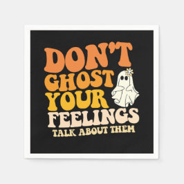 Spook je gevoelens niet over ze Halloween Servet