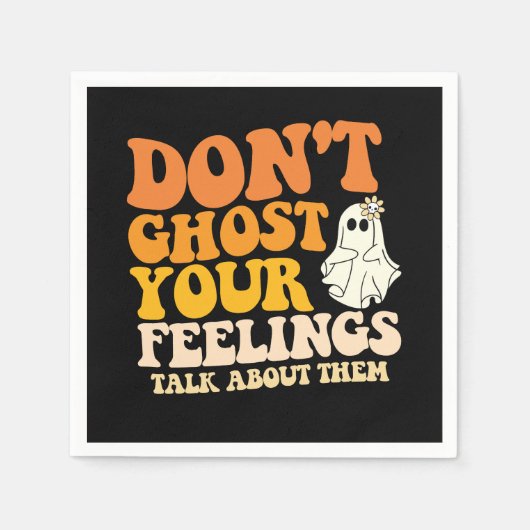 Spook je gevoelens niet over ze Halloween Servet (Voorkant)