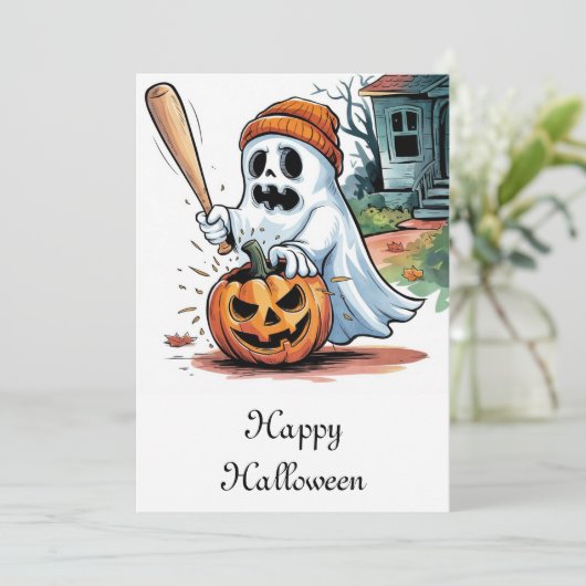 Spook Kaart (Staand voorkant)