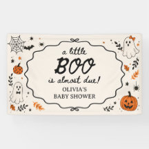Spook Kleine Boo Is Uitgerekend Halloween Baby Sho