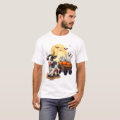 Spook Koe van de Hooitijdrit T-shirt (Voorkant volledig)