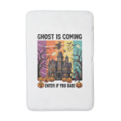 Spook komt Halloween-spookhuis Heksenpomp Badmat (Voorkant Verticaal)
