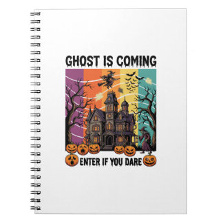 Spook komt Halloween-spookhuis Heksenpomp Notitieboek