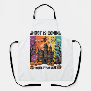 Spook komt Halloween-spookhuis Heksenpomp Schort