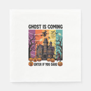 Spook komt Halloween-spookhuis Heksenpomp Servet