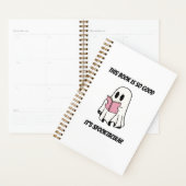 Spook leest een Halloween-boek grafisch Planner (Display)