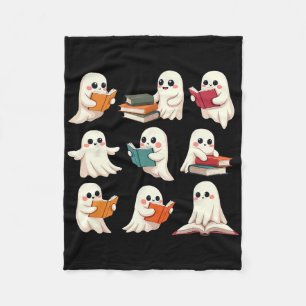 Spook lezen boeken Halloween boeken Lover Teacher Fleece Deken