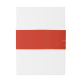 Spook Liefde Bruiloft Uitnodigingen Wikkel (Achterkant Voorbeeld)