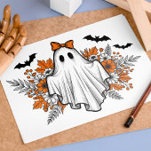 Spook met Bow Decoupage Tissue Paper Tissuepapier