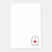 Spook met Hart Post-it® Notes (Voorkant)