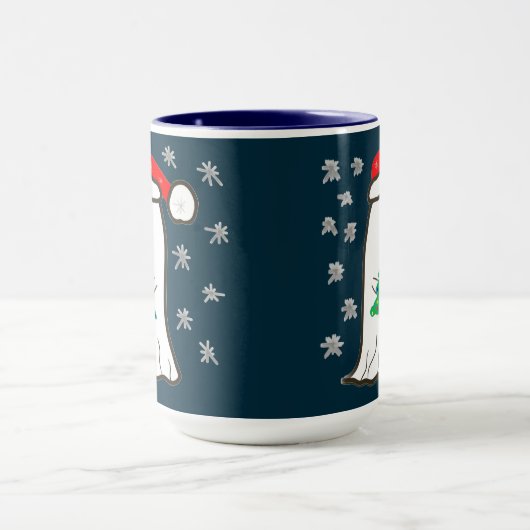 Spook met Kerstboom Mok (Midden)