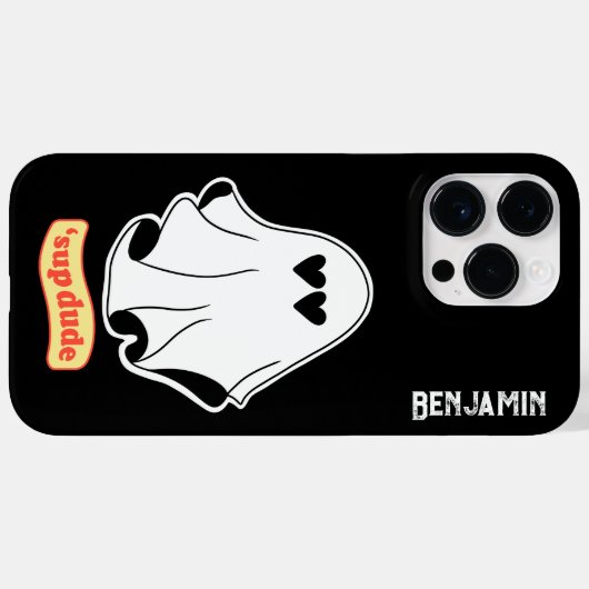 Spook met Liefde ogen 'sup dude Case-Mate iPhone Case (Achterkant (horizontaal))