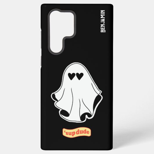 Spook met Liefde ogen 'sup dude Samsung Galaxy Hoesje (Achterkant)