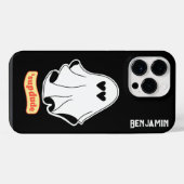 Spook met liefdesogen 'hé gast Customiseerbaar iPhone Hoesje (Achterkant horizontaal)