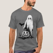 Spook met pompoen t-shirt (Voorkant)