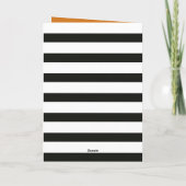 Spook met Zonnebloemen Whimsical Happy Halloween Kaart (Achterkant)