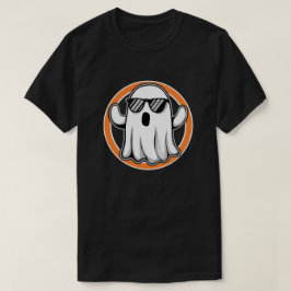 Spook met zonnebril Halloween-geest T-shirt