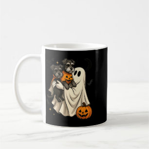 Spook Miniature Schnauzer Hond Halloween Koffiemok