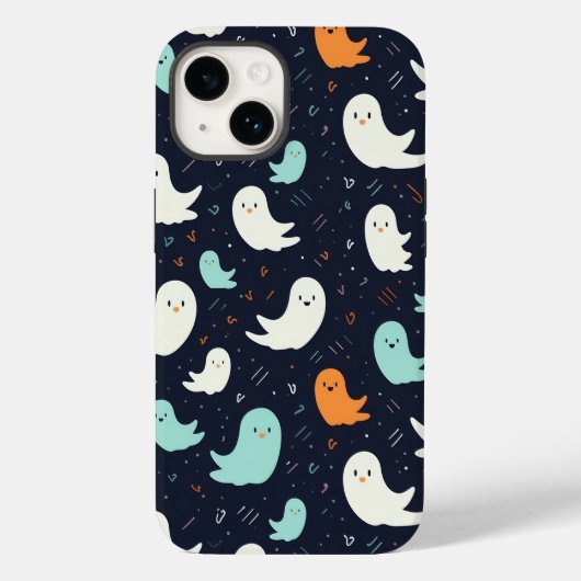 Spook modern halloween patroon Case-Mate iPhone case (Achterkant)