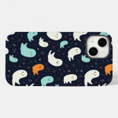 Spook modern halloween patroon Case-Mate iPhone case (Achterkant (horizontaal))