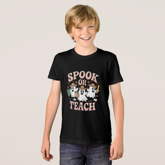SPOOK OF LESGEVEN Tri-Blend SHIRT (Voorkant volledig)