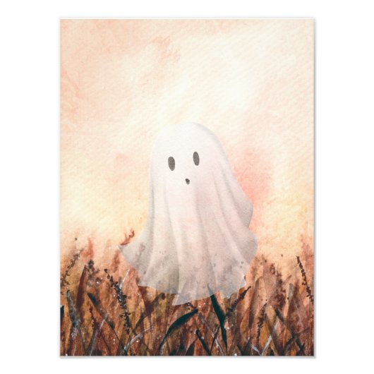 Spook op de weide foto afdruk (Voorkant)