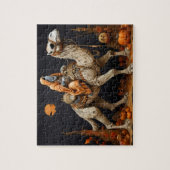 Spook op een kameel legpuzzel (Verticaal)