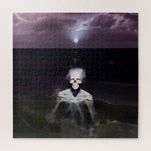 Spook op Zee - Olie Schilderij Legpuzzel (Verticaal)