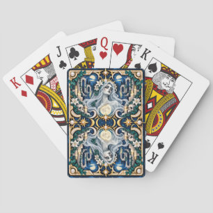 Spook, Papieren Knip Monster Pokerkaarten