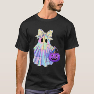 Spook Patchwork Pompoen Halloween Quilten Naaiers  T-shirt