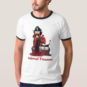 spook piraat meisje t-shirt