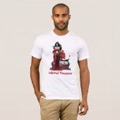 spook piraat meisje t-shirt (Voorkant volledig)