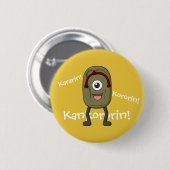 Spook Sandal Bakezori- Grappige Yokai Ronde Button 5,7 Cm (Voorkant /achterkant)