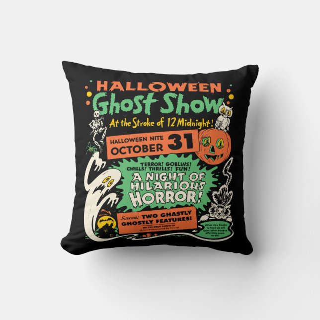  Spook Show - Ghost Show Poster Pillow Kussen (Voorkant)
