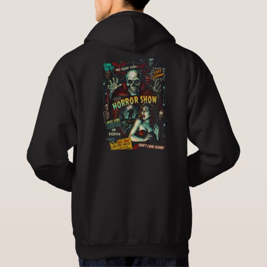 Spook Show Horror Hoodie – (Zwart) (Achterkant)